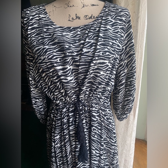 Women zebra dress size 12 gently used - Picture 4 of 5